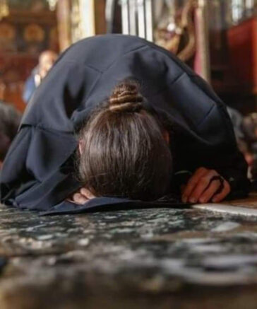 Τα δάκρυα της Λειτουργίας…