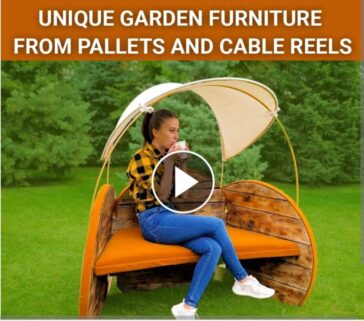 Κατασκευή επίπλων κήπου με παλέτες