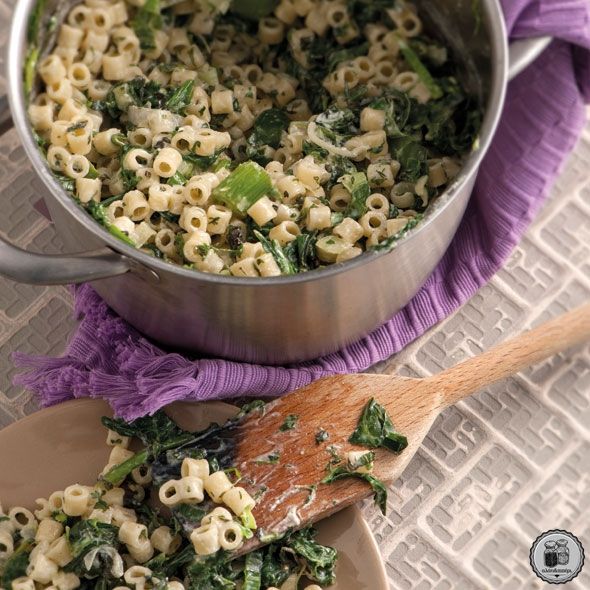 Μακαρονάκι κοφτό με σπανάκι