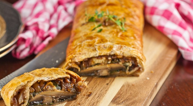 Μανιταρόπιτα με σπανάκι