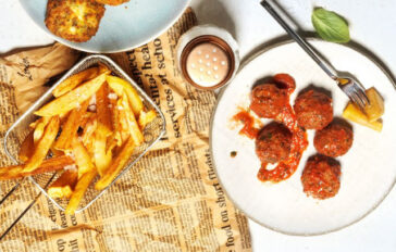 Κεφτεδάκια μοσχαρίσια με σάλτσα ντομάτας