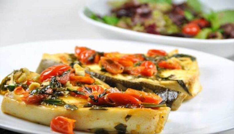 Ψάρια στον Φούρνο με πράσα