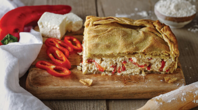 Τυρόπιτα με Πιπεριές