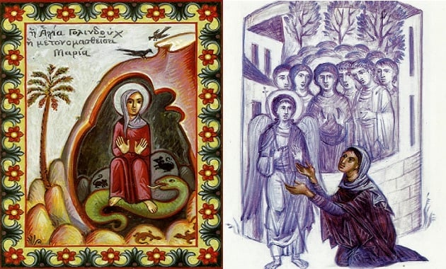 Αγία Γολινδούχ η Περσίδα που μετονομάστηκε Μαρία (13 Ιουλίου)