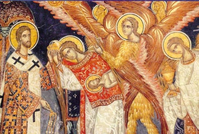 Αυτή την ώρα δεν είμαστε στη γη. «Οι τα χερουβείμ εικονίζοντες» είμαστε στον ουρανό. (Άγιος Πορφύριος) Αυτή την ώρα δεν είμαστε στη γη. «Οι τα χερουβείμ εικονίζοντες» είμαστε στον ουρανό. (Άγιος Πορφύριος)