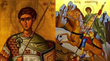 26 Οκτωβρίου – Εορτάζει ο Άγιος Δημήτριος ο Μυροβλύτης